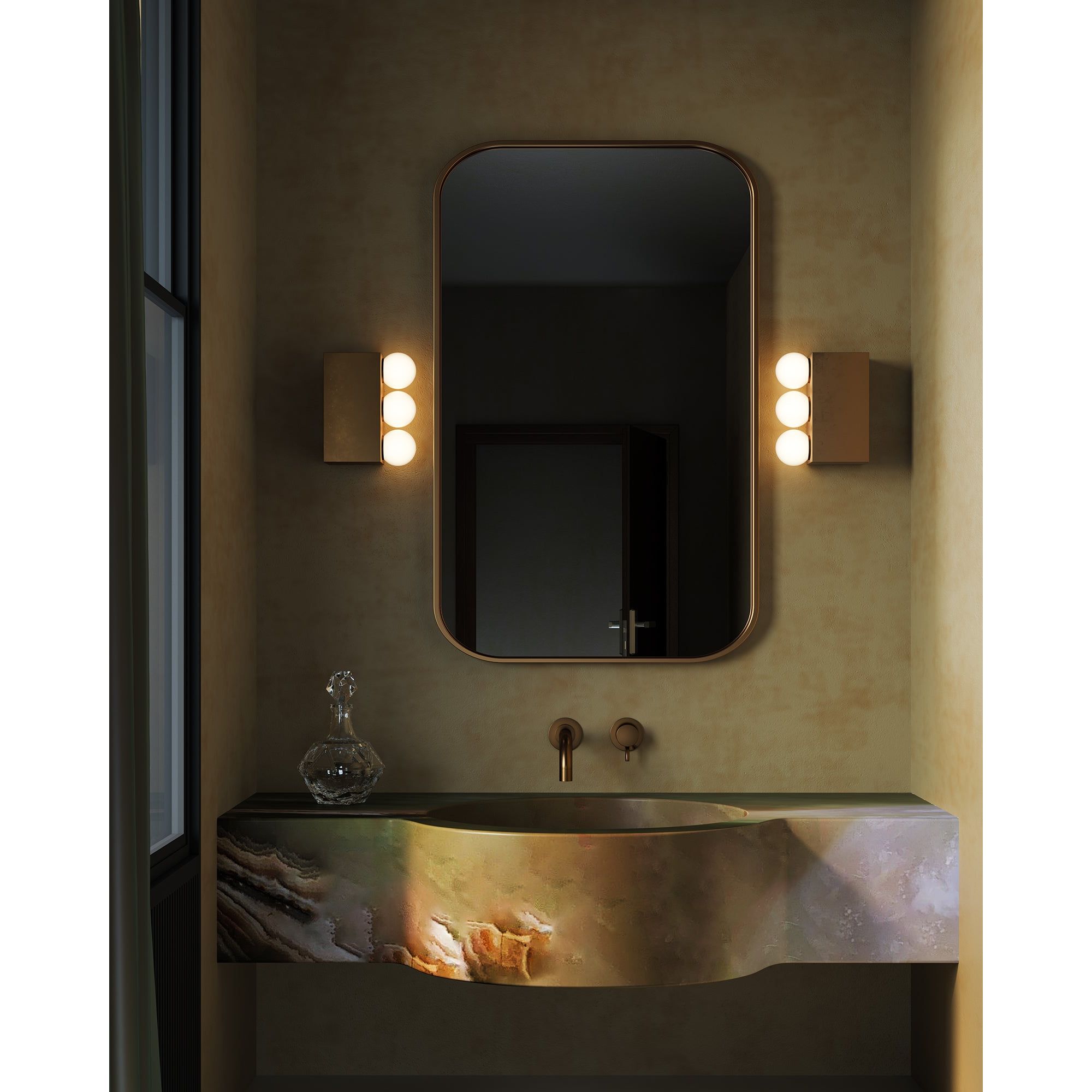 Alora Canada - WV364312UB - LED Bathroom Vanity - Sinclair - Urban Bronze