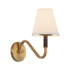 Alora Canada - WS445106BGWL - One Light Wall Sconce - Sloan - Brushed Gold/White Linen