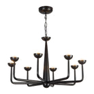 Alora Canada - CH313830AW - LED Chandelier - Spade - Antique White