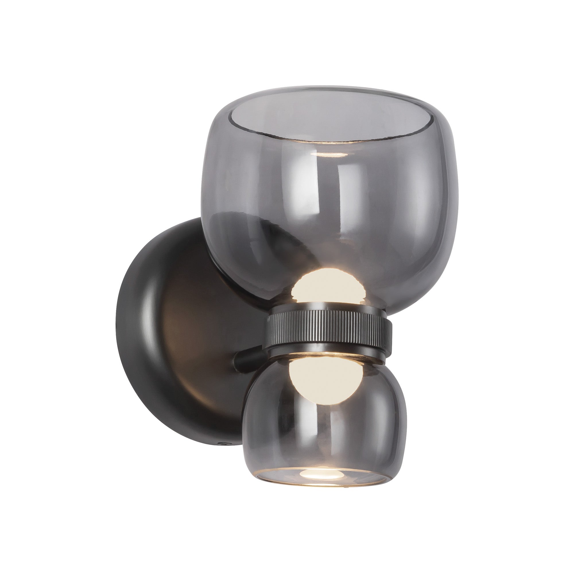 Alora Canada - WV310205VBCL - LED Bathroom Vanity - Sutton - Vintage Brass/Clear Glass