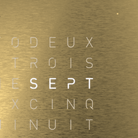 QLOCKTWO T4GGD QLOCKTWO EARTH 13.5 Golden Legend