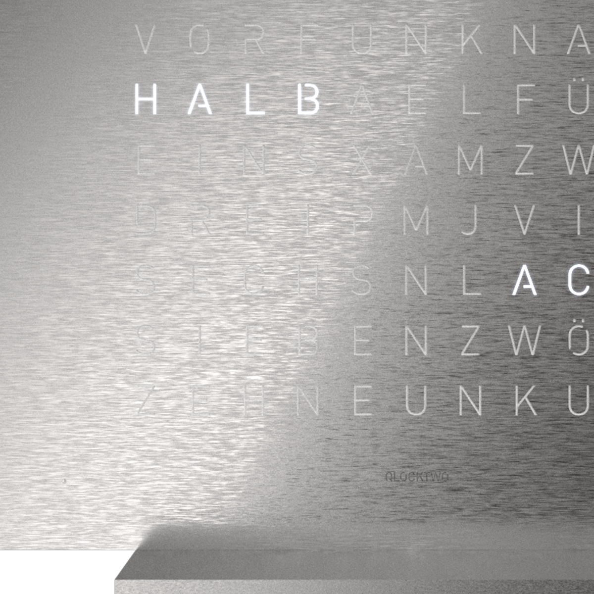QLOCKTWO T4SSS QLOCKTWO EARTH 13.5 Full Metal