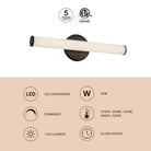 Kuzco Lighting WS18-044A Tectra Vanity & Wall Light