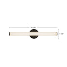 Kuzco Lighting WS24-044A Tectra Vanity & Wall Light