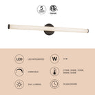 Kuzco Lighting WS36-044A Tectra Vanity & Wall Light