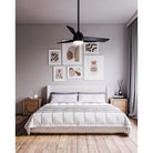 Kuzco Lighting CF91954-BN/WH Thalia Ceiling Fan