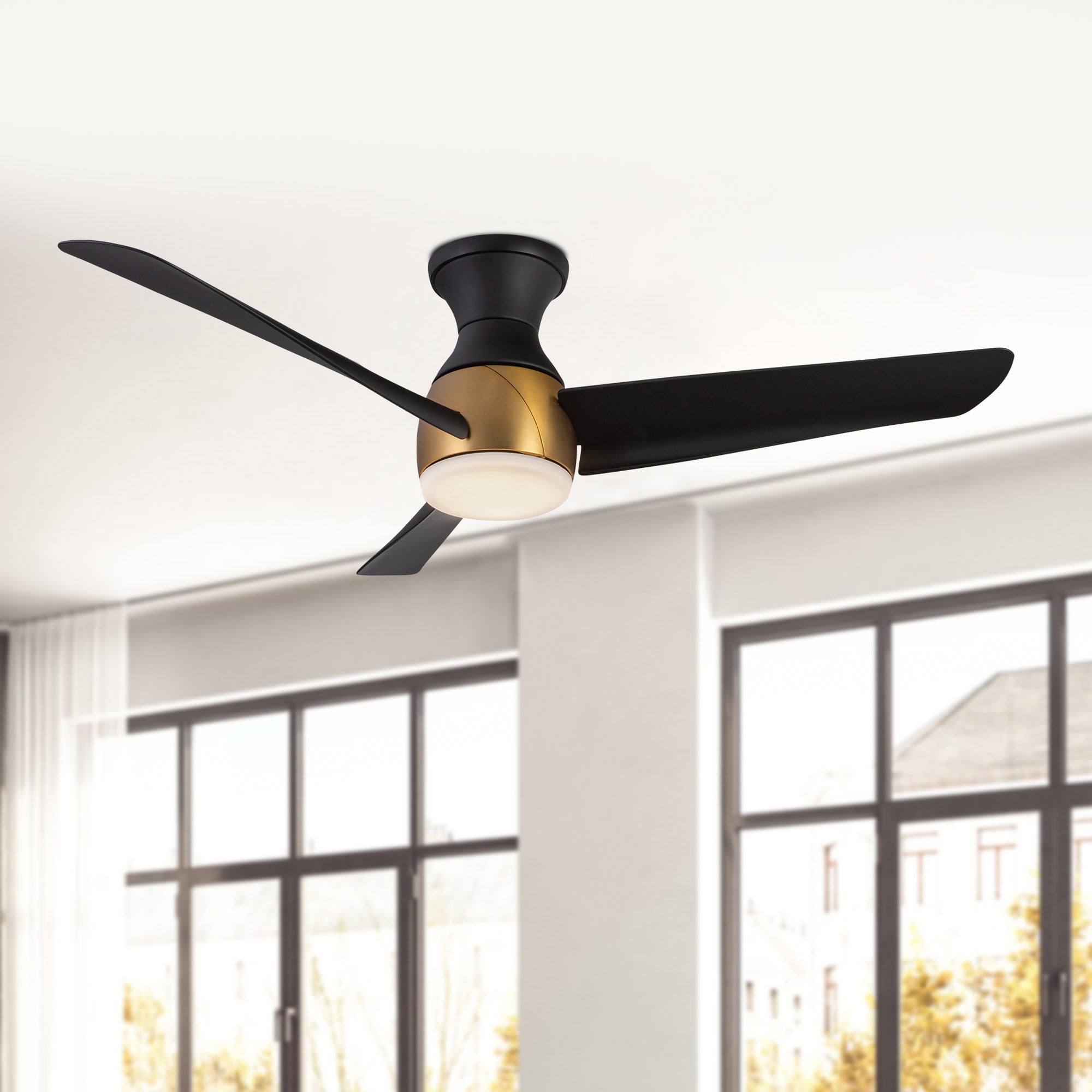 Kuzco Lighting HF91954-MB Thalia Hugger Fan