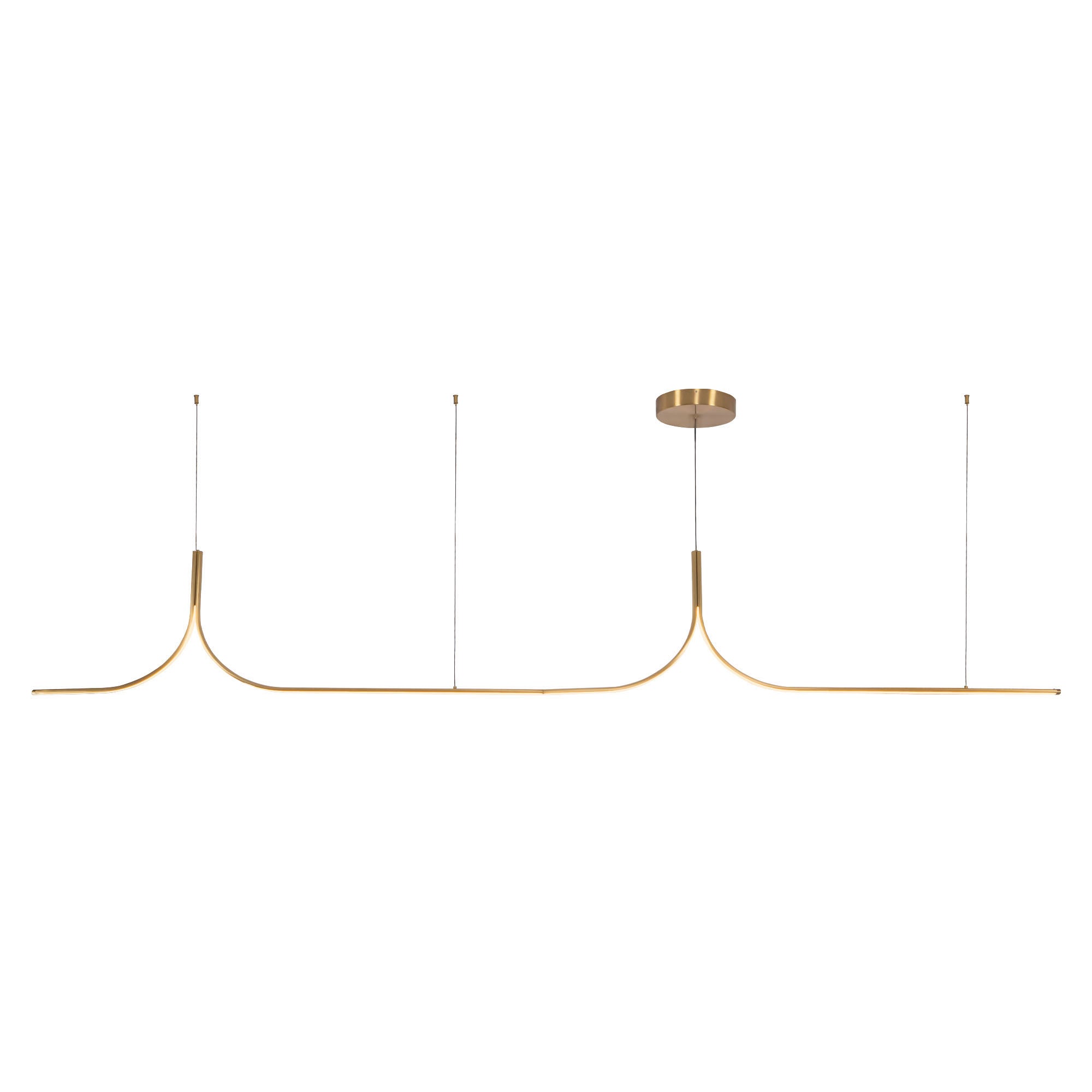 Kuzco Canada - LP17910-BG-UNV-010 - LED Linear Pendant - Thread - Brushed Gold