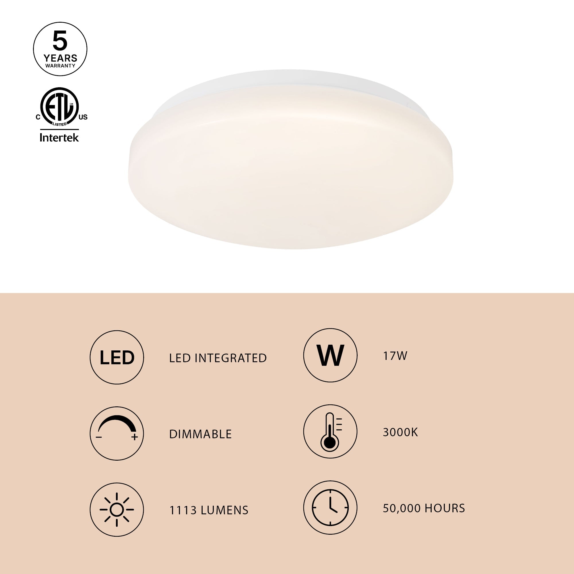 Kuzco Lighting FM0711011_FEAT Tio Flush Mount