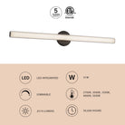 Kuzco Lighting WS36-027 Tole Vanity & Wall Light