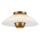 Kuzco Canada - SF11914-BK - One Light Semi-Flush Mount - Umbra - Black