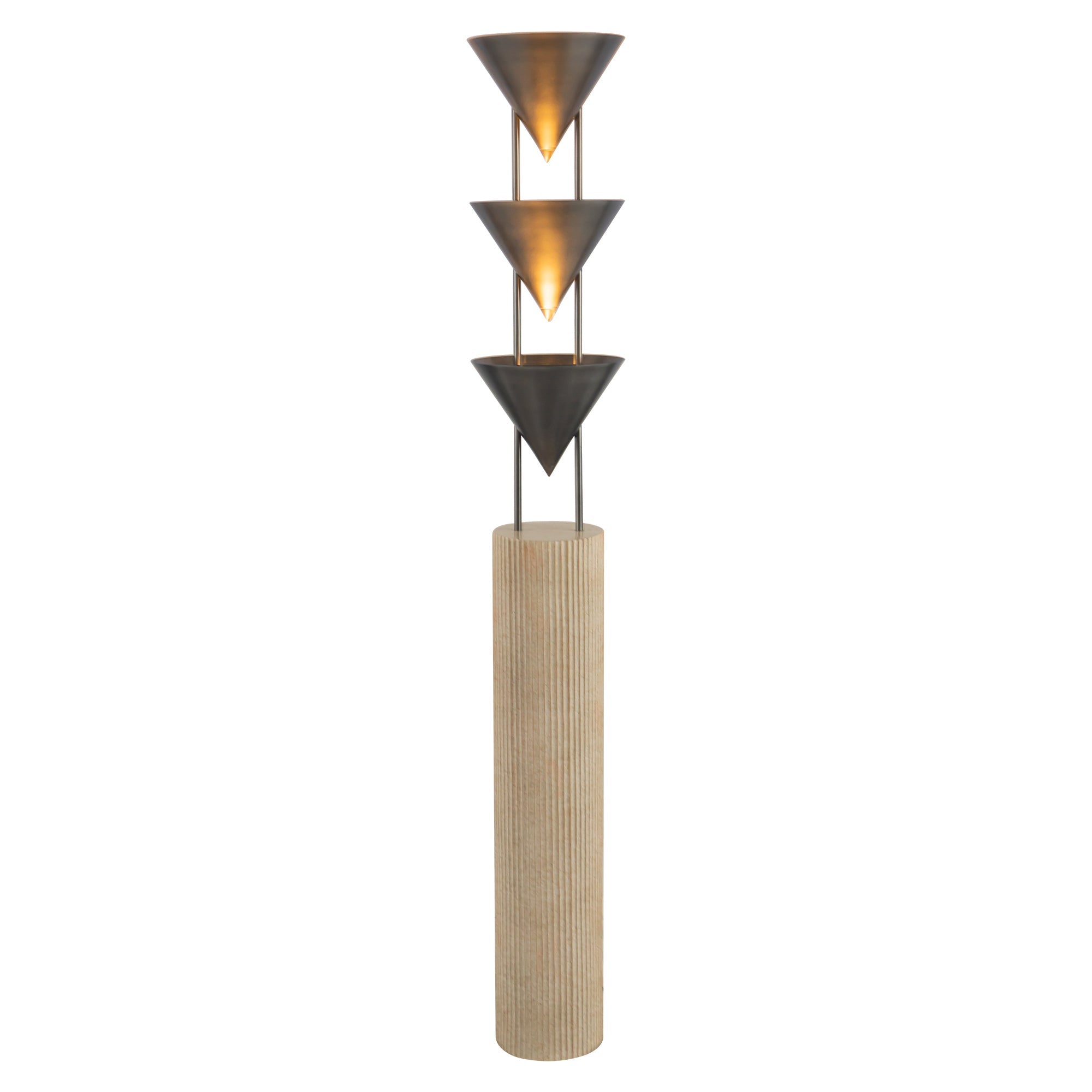 Alora Canada - FL341367STA - Three Light Floor Lamp - Versus - Aged Steel