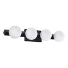 Kendal Lighting - Orbitron Vanity Light - VF8800-4L-BLK - Canada Light Shop