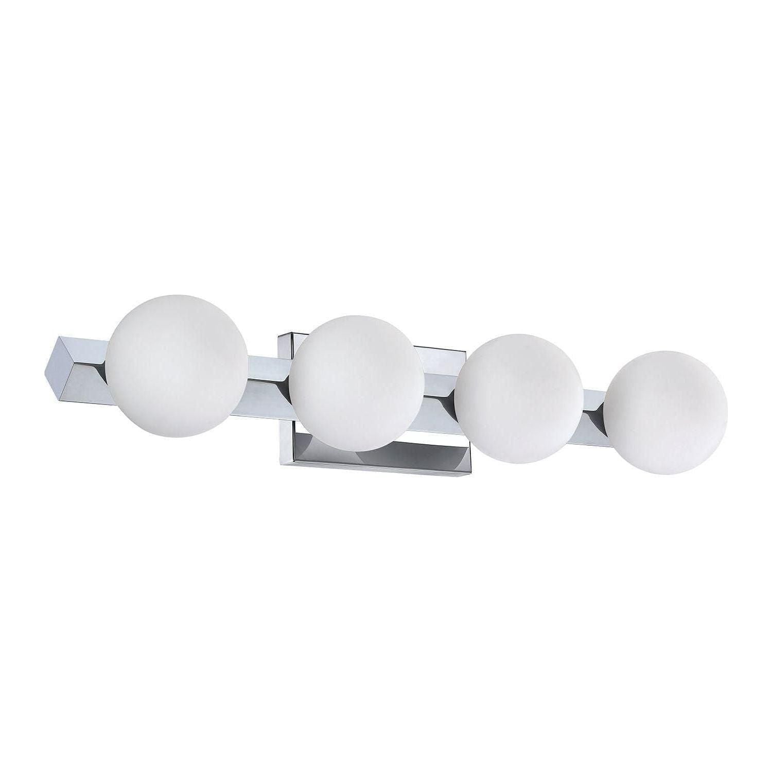 Kendal Lighting - Orbitron Vanity Light - VF8800-4L-CH - Canada Light Shop