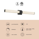 Kuzco Lighting WS36-018 Vivi Vanity & Wall Light