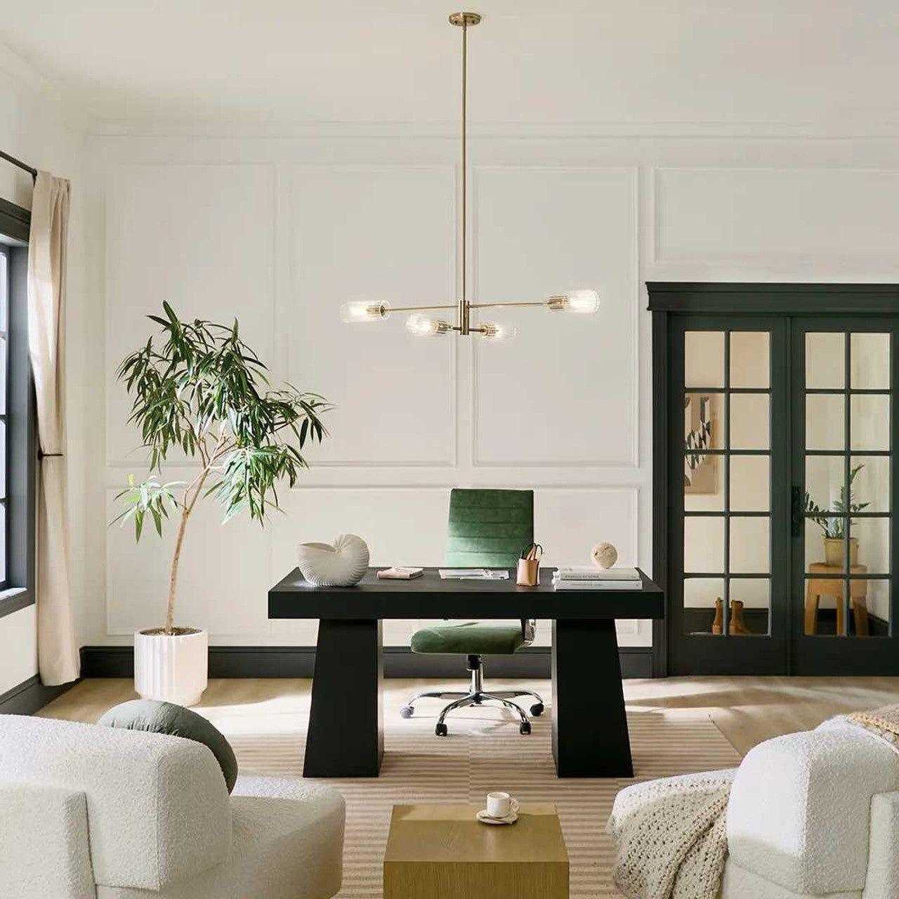Kichler - Velestino Chandelier - 52678BK - Canada Light Shop