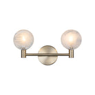 Matteo Canada - W33802CG - Two Light Wall Sconce - Cloudburst - Champagne Gold