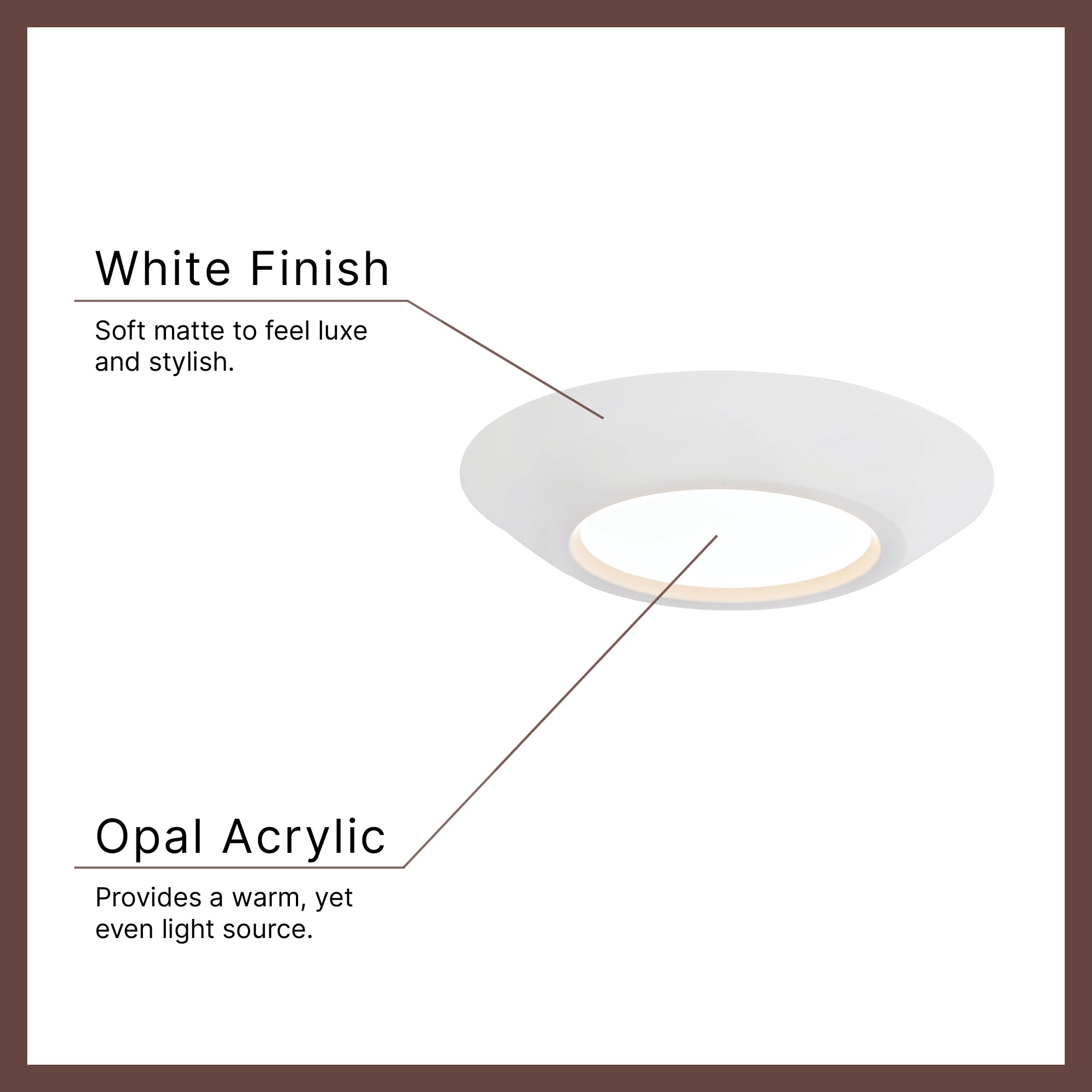 Kuzco Lighting FM5-051 Weylo Flush Mount