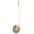 Kuzco Canada - WS48120-VB/TRV - LED Wall Sconce - Wick - Vintage Brass/Travertine