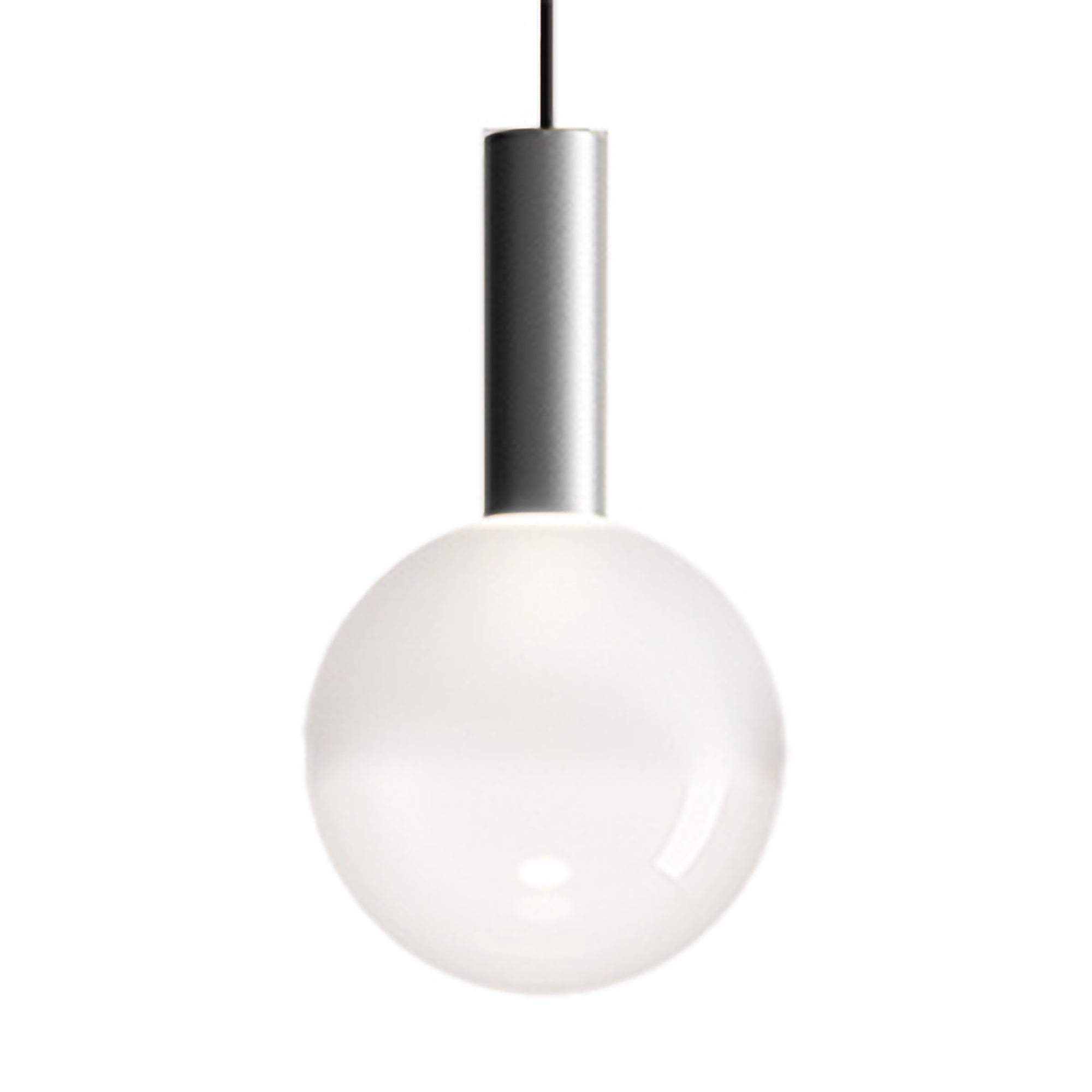Zafferano America ZL-SFA-ALU\/SAN-30 Sfera Pendant in 3000 K Sandblasted \/ Silver