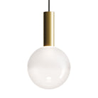 Zafferano America ZL-SFA-GD\/SAN-27 Sfera Pendant in 2700 K Sandblasted \/ Gold