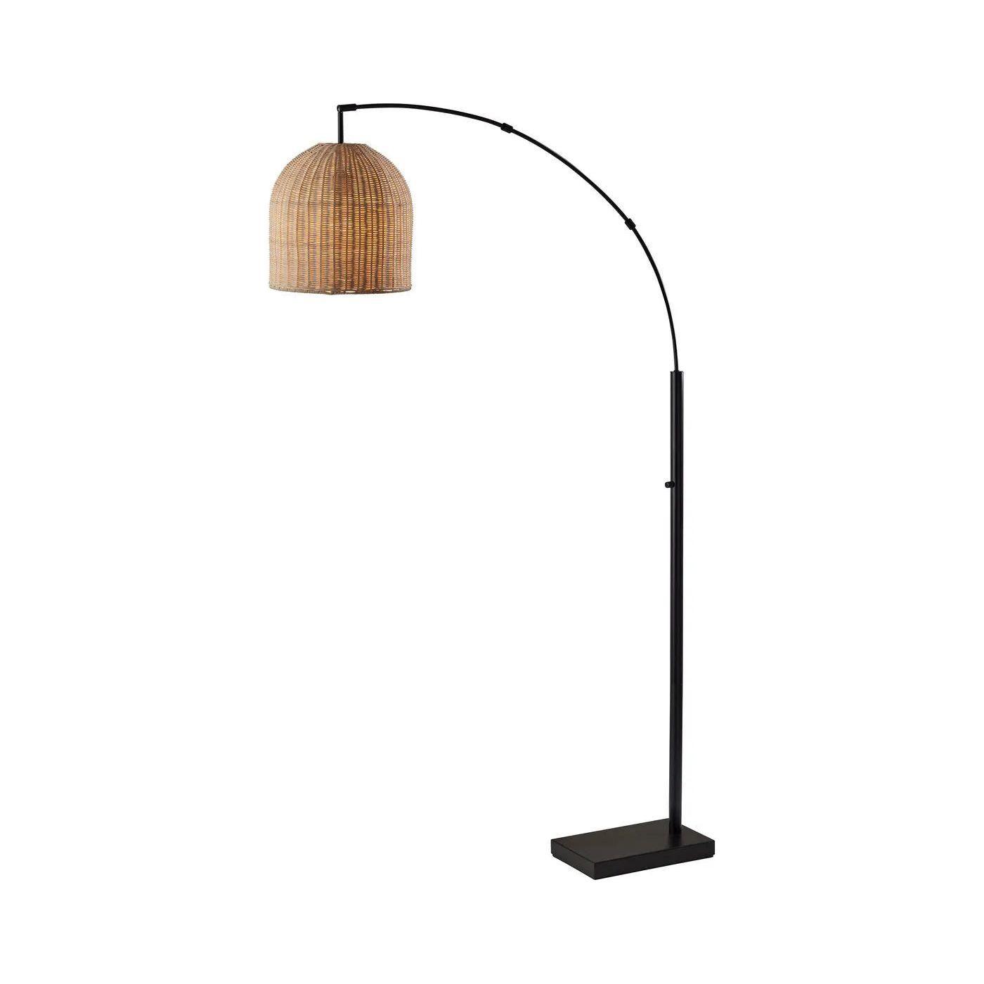 Adesso Home - Bahama Arc Floor Lamp - 4333-26 - Canada Light Shop