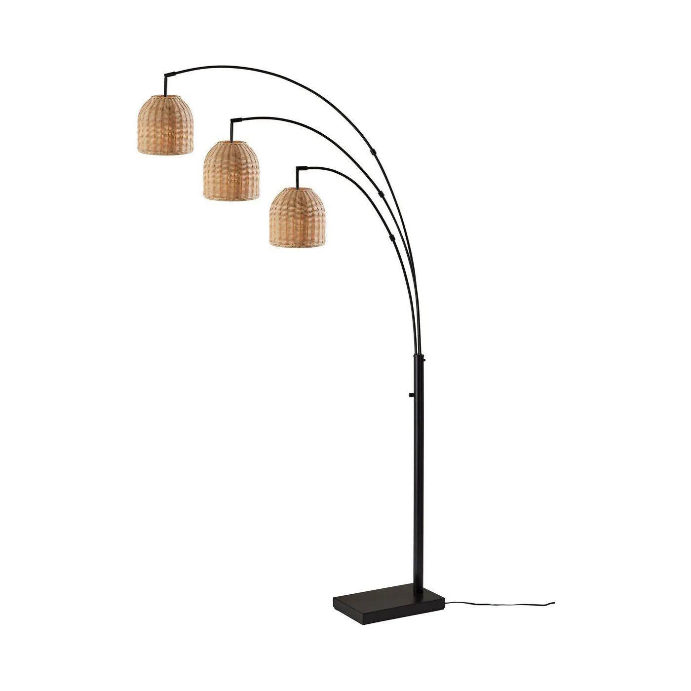 Adesso Home - Bahama Arc Floor Lamp - 4334-26 - Canada Light Shop