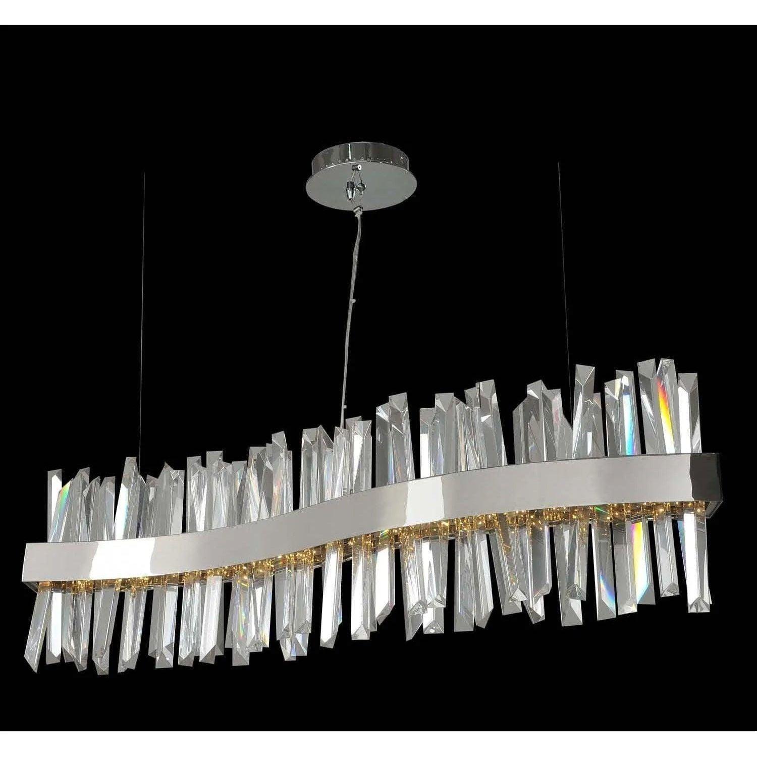 Allegri - Glacier LED Linear Suspension - 030250-010 - Canada Light Shop