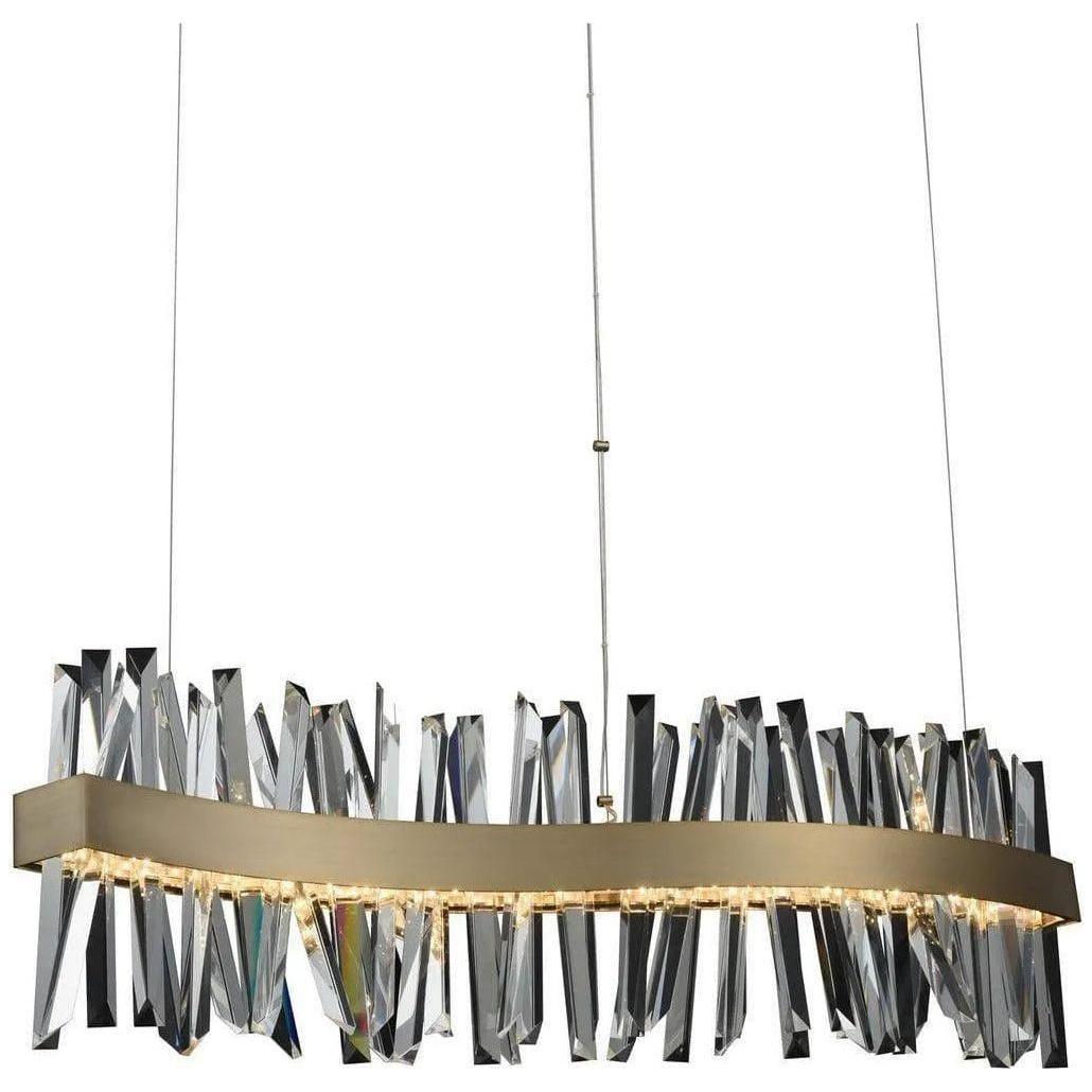 Allegri - Glacier LED Linear Suspension - 030250-038 - Canada Light Shop