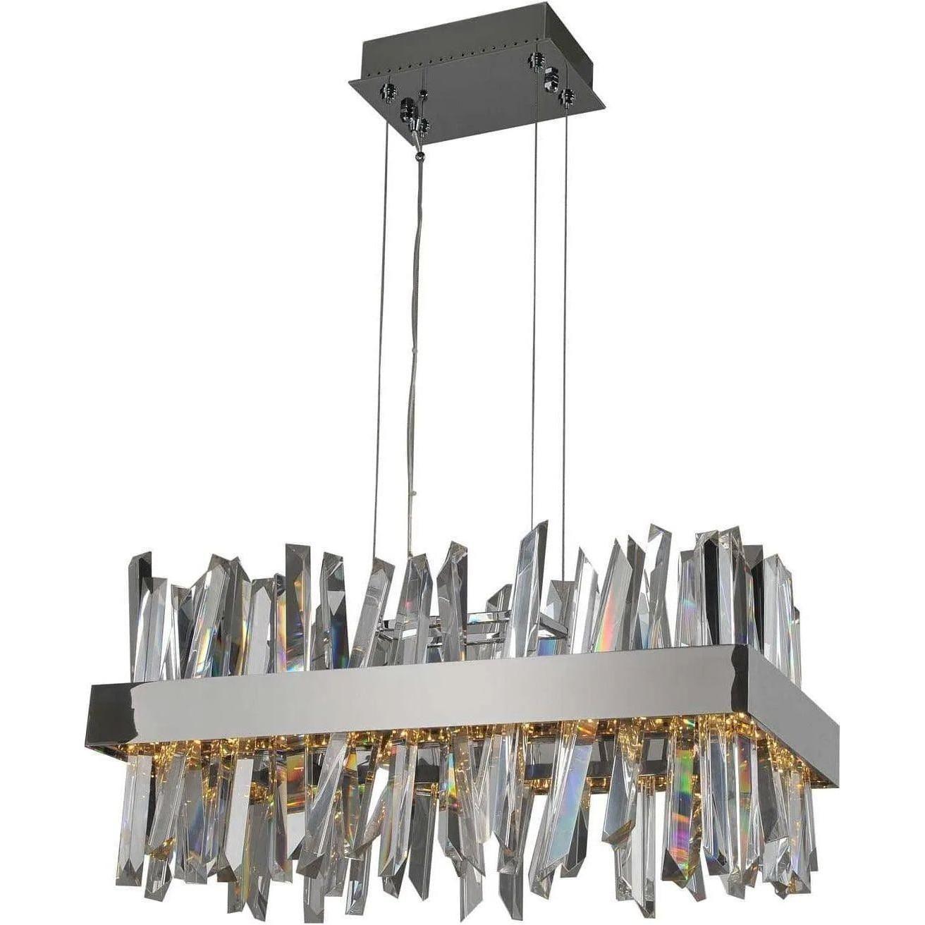Allegri - Glacier LED Linear Suspension - 030251-010 - Canada Light Shop