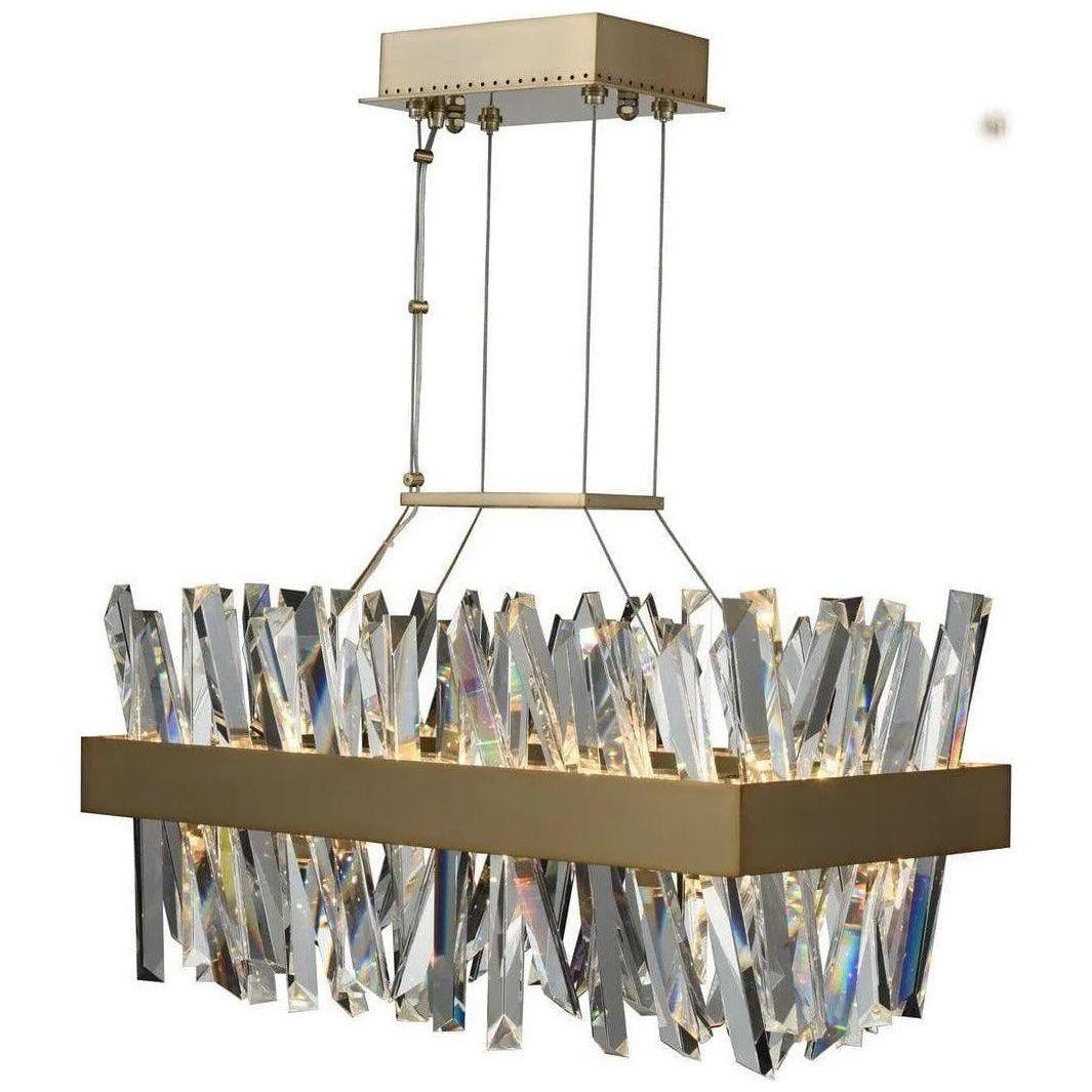 Allegri - Glacier LED Linear Suspension - 030251-038 - Canada Light Shop