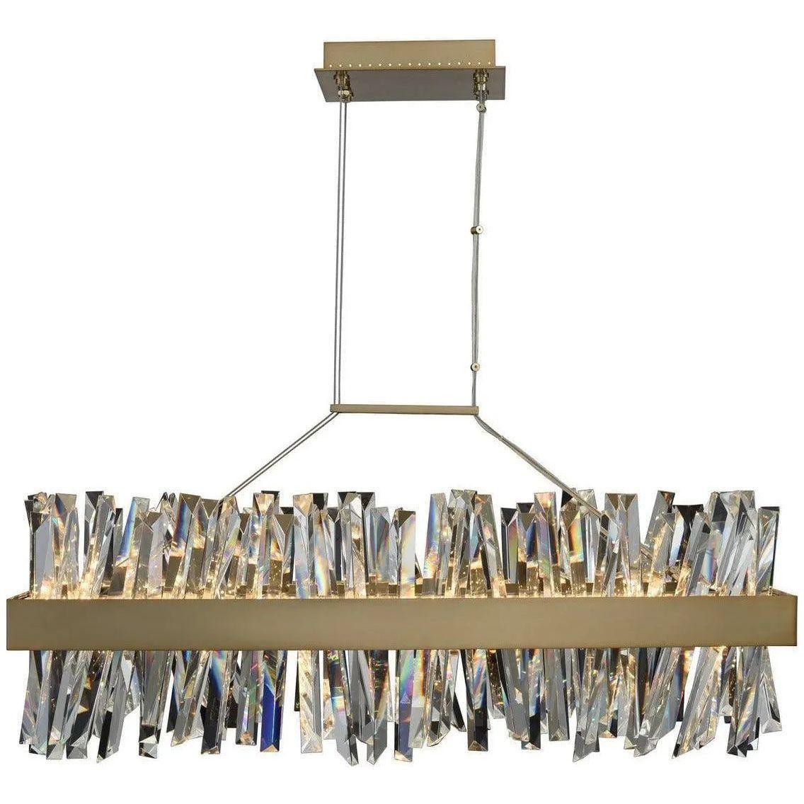 Allegri - Glacier LED Linear Suspension - 030252-038 - Canada Light Shop