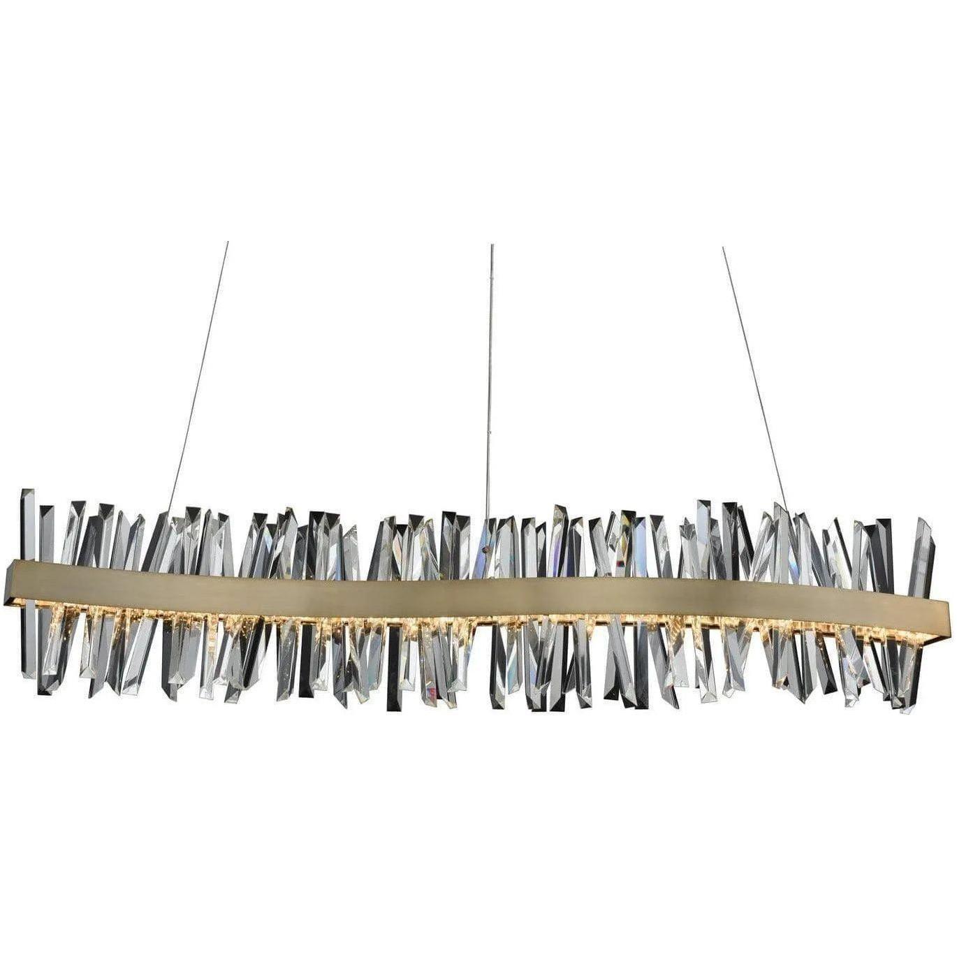 Allegri - Glacier LED Linear Suspension - 030258-038 - Canada Light Shop