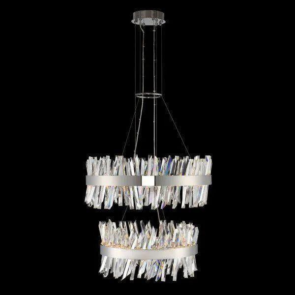 Allegri - Glacier Two Tier LED Pendant - 030256-010 - Canada Light Shop
