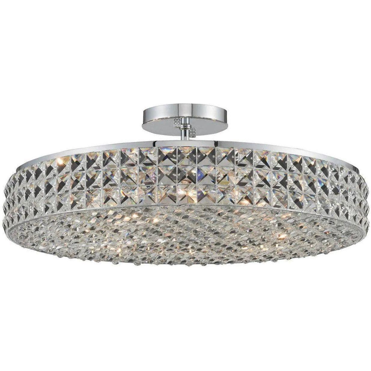 Allegri - Loro Semi Flush Mount - 032842-010-FR001 - Canada Light Shop
