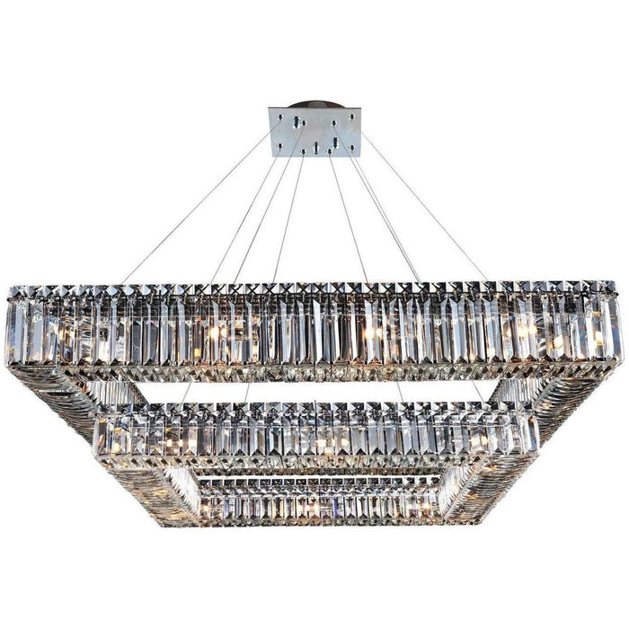 Allegri - Quadro Two-Tier Pendant - 11781-010-FR001 - Canada Light Shop