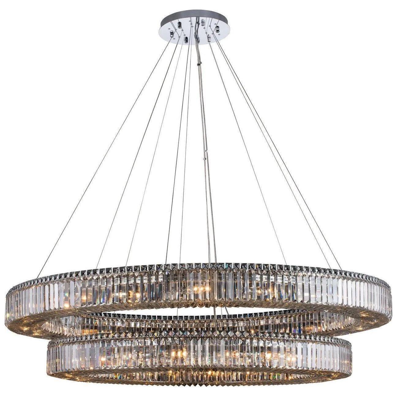 Allegri - Rondelle Two-Tier Pendant - 11720-010-FR001 - Canada Light Shop