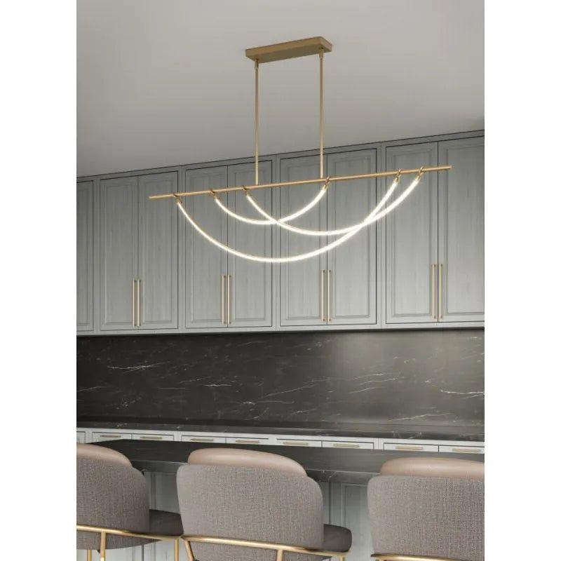 Alora Lighting - Aryas LED Linear Suspension - LP317448VB - Canada Light Shop