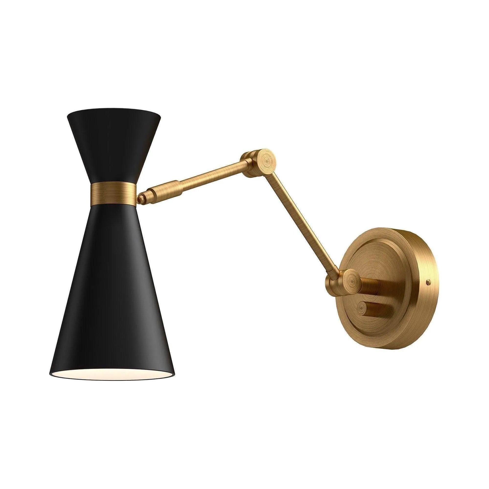 Alora Lighting - Blake Articulating Wall Sconce - WV574524MBAG - Canada Light Shop