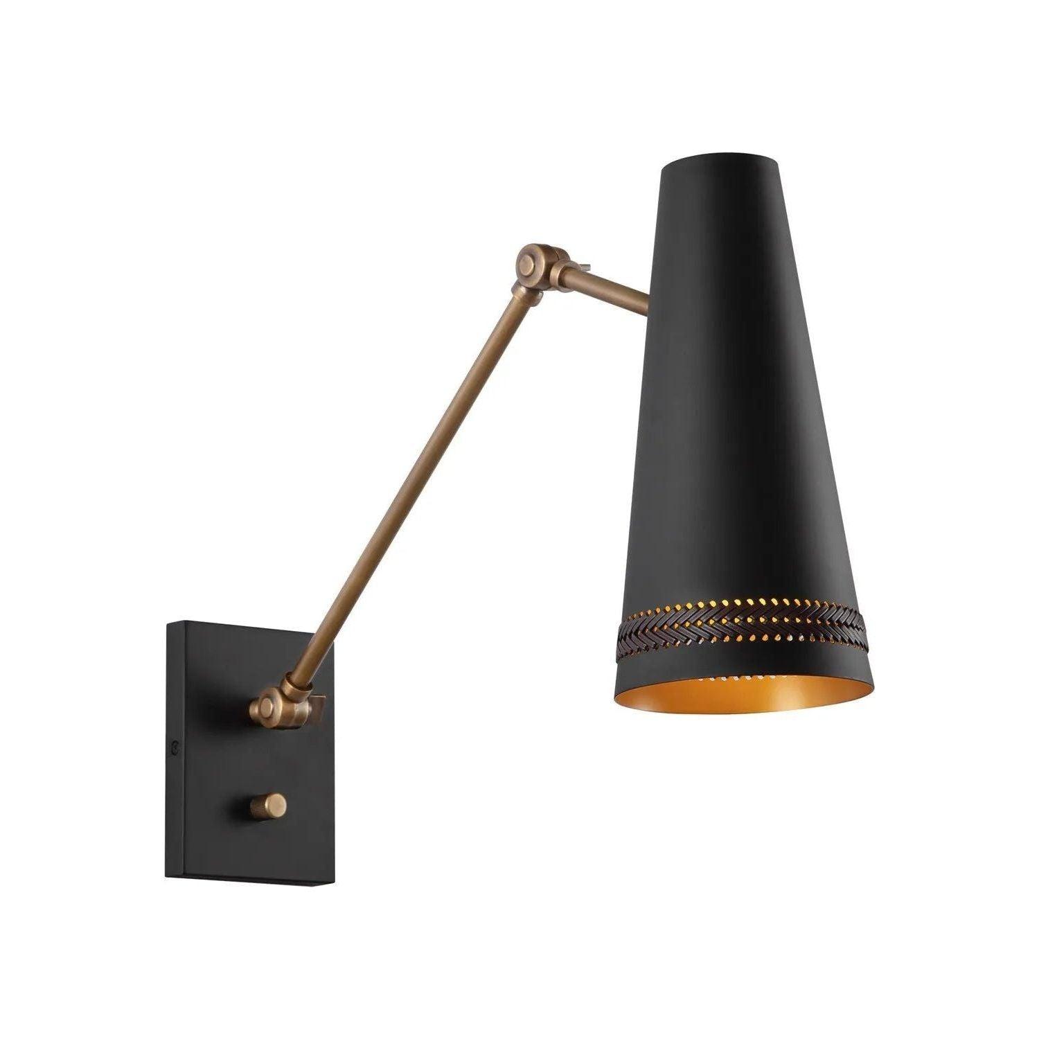 Alora Lighting - Brickell Wall Sconce - WV342105MBHL - Canada Light Shop