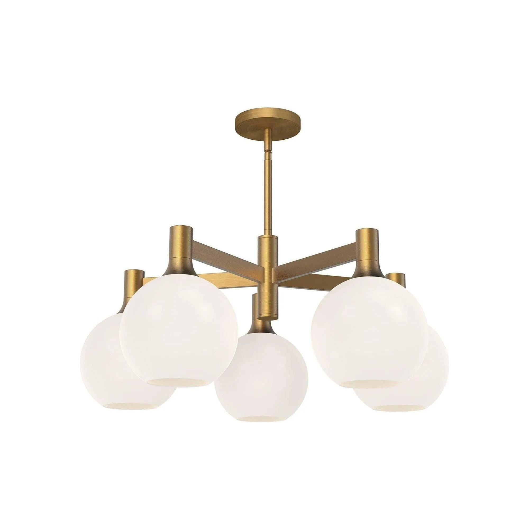 Alora Lighting - Castilla Chandelier - CH506129AGOP - Canada Light Shop