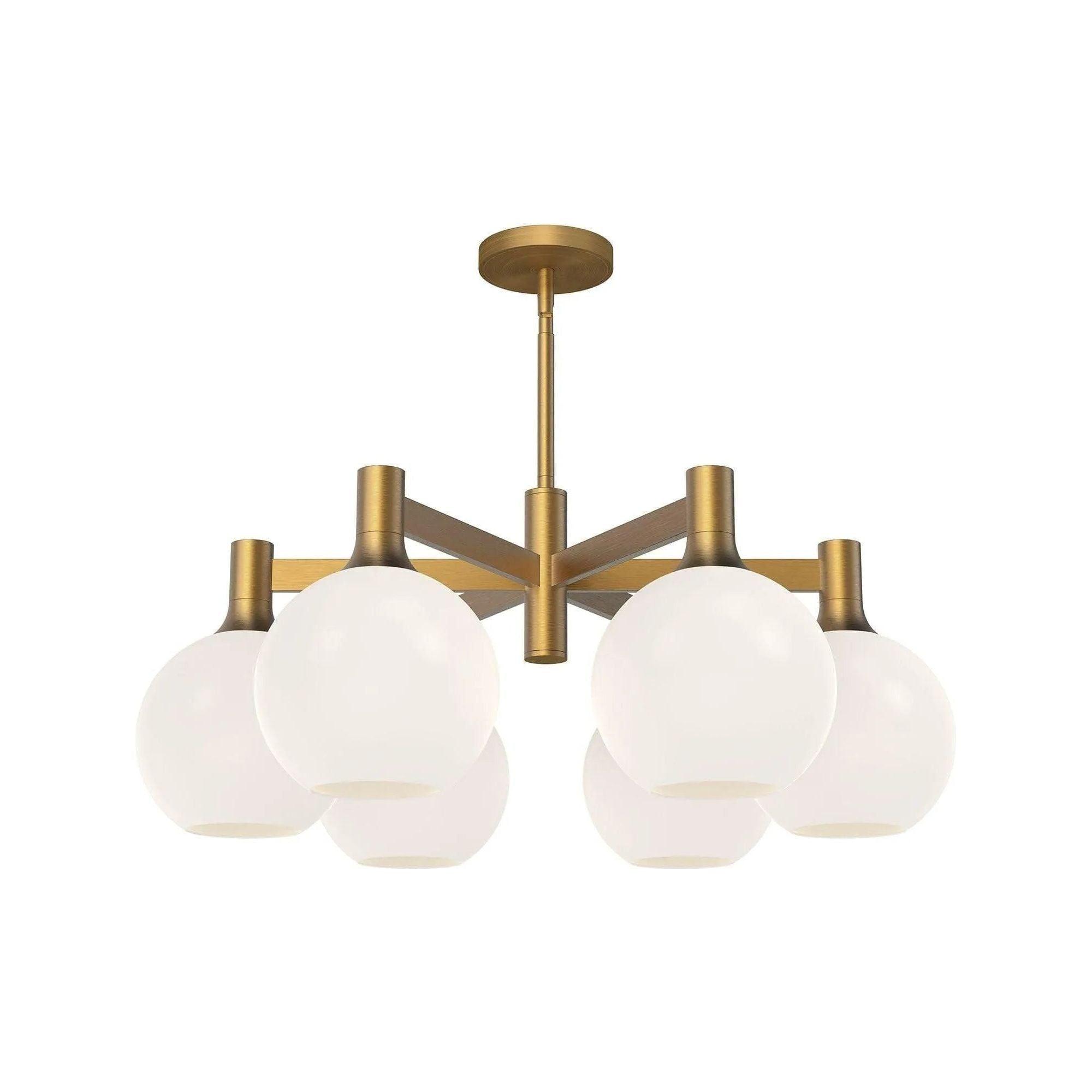 Alora Lighting - Castilla Chandelier - CH506230AGOP - Canada Light Shop