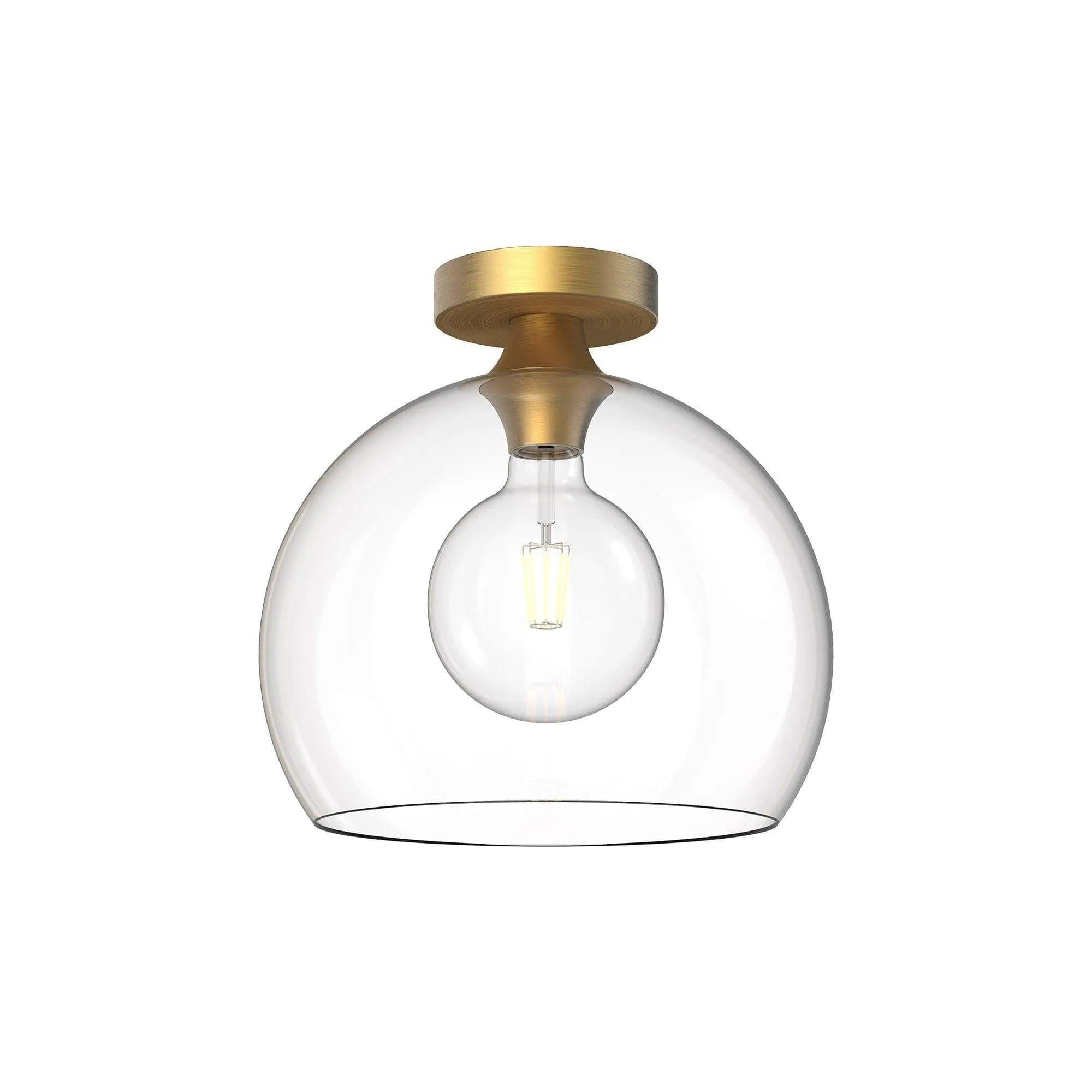 Alora Lighting - Castilla Flush Mount - FM506312AGCL - Canada Light Shop