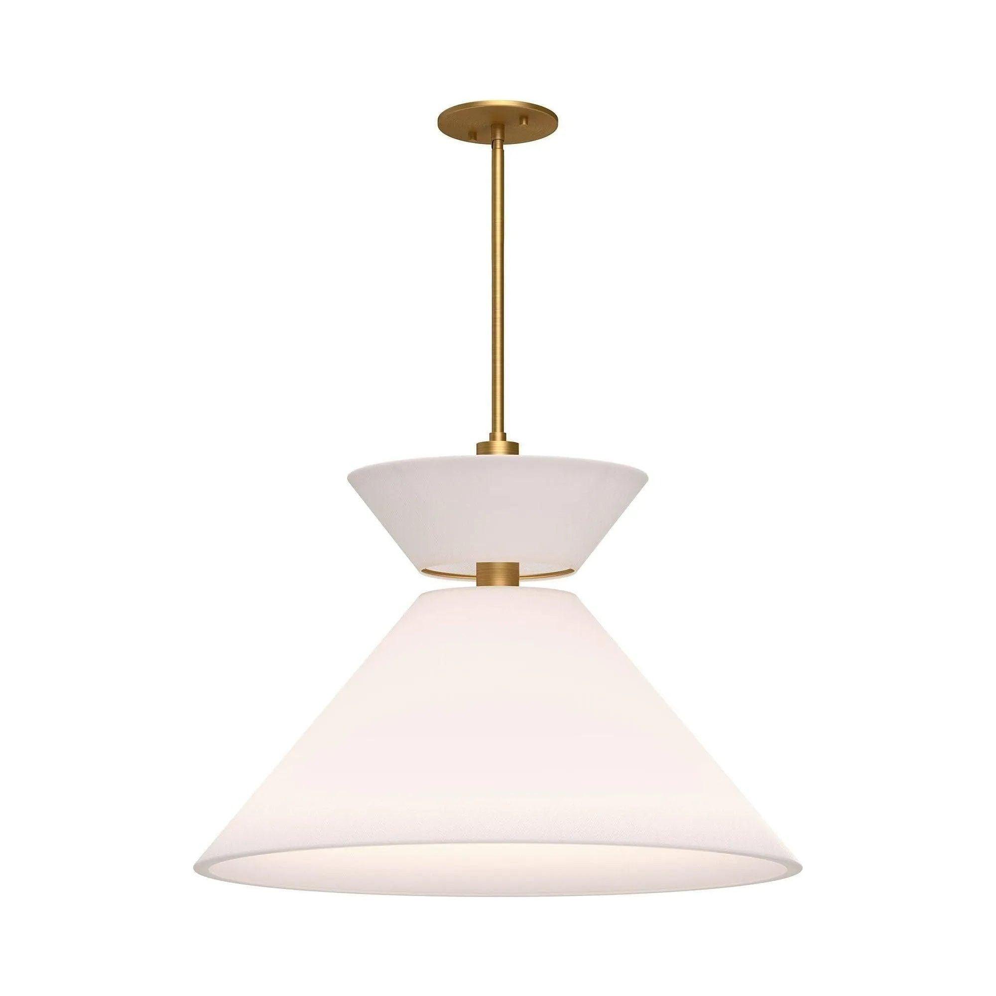 Alora Lighting - Chapelle Pendant - PD543022AGWL - Canada Light Shop