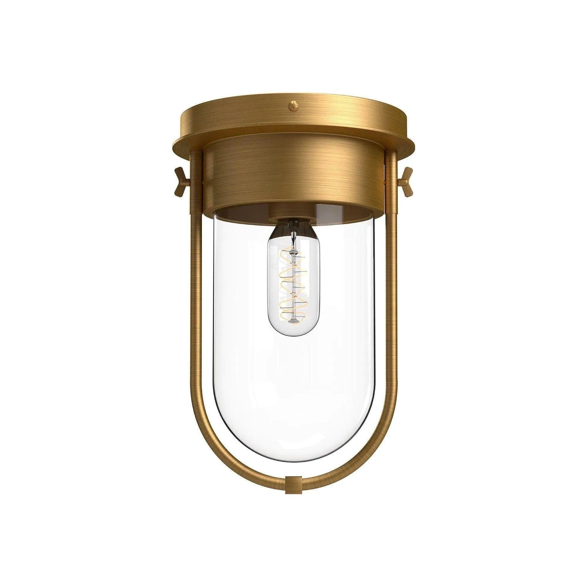 Alora Lighting - Cyrus Flush Mount - FM539008AGCL - Canada Light Shop