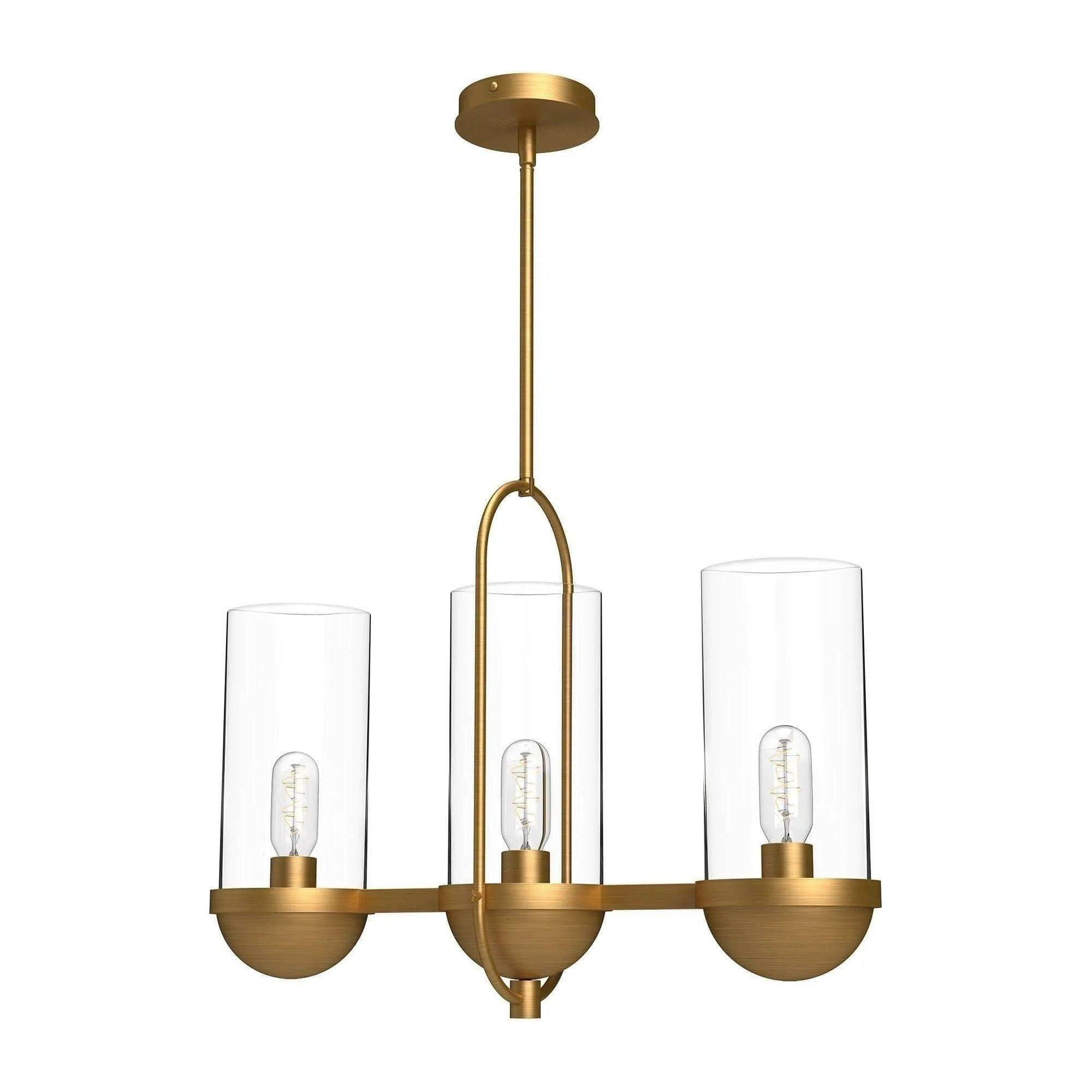 Alora Lighting - Cyrus Linear Pendant - LP539024AGCL - Canada Light Shop