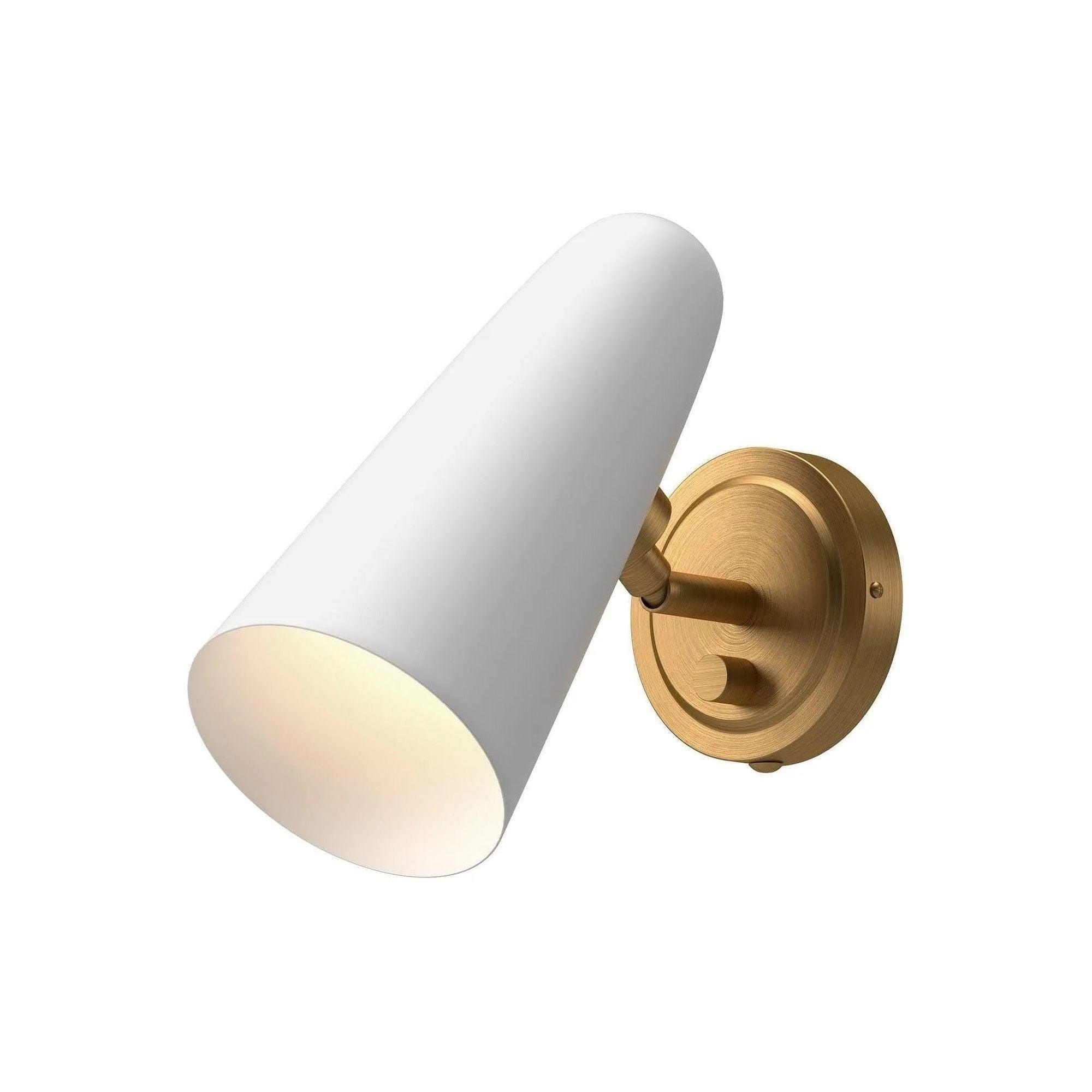 Alora Lighting - Daniel Wall Sconce - WV578805WHAG - Canada Light Shop