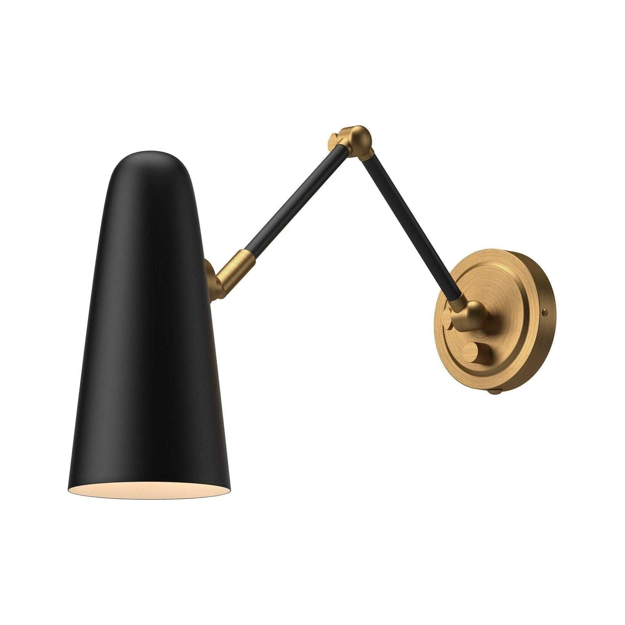 Alora Lighting - Daniel Wall-Swing Sconce - WV578925MBAG - Canada Light Shop