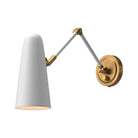 Alora Lighting - Daniel Wall-Swing Sconce - WV578925WHAG - Canada Light Shop
