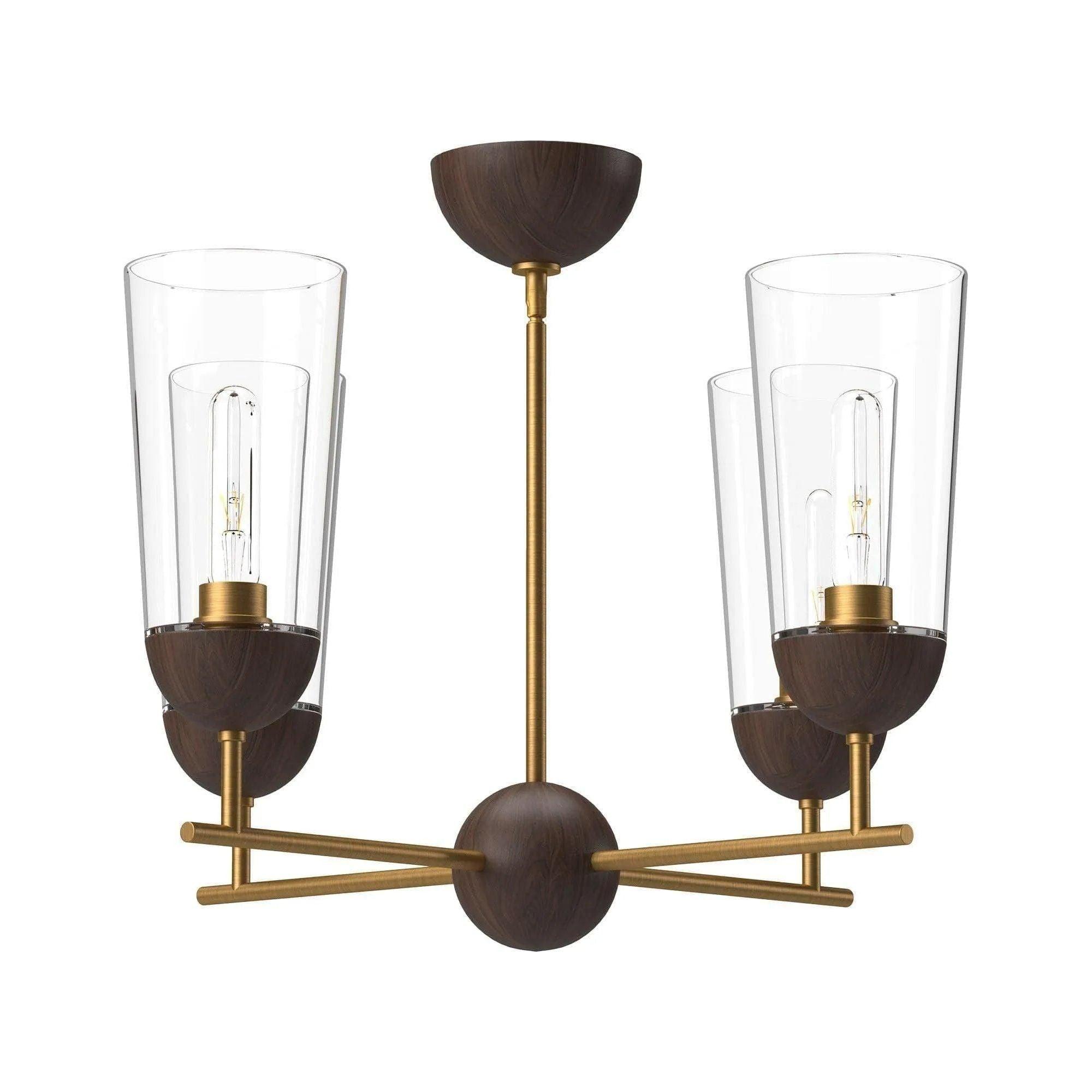 Alora Lighting - Emil Chandelier - CH542324AGWT - Canada Light Shop